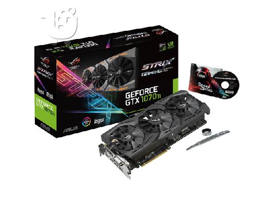 PoulaTo: Ολοκαίνουργια Δημοκρατία της ASUS της Gamers Strix GeForce GTX 1070 Ti κάρτα γραφικών